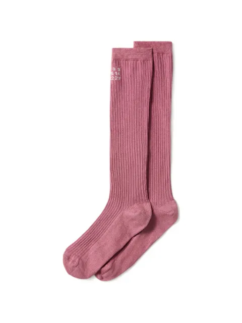 MM6 Maison Margiela logo-embellishment socks