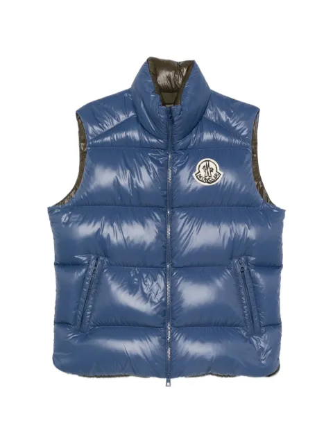 Moncler Belice logo-patch quilted gilet