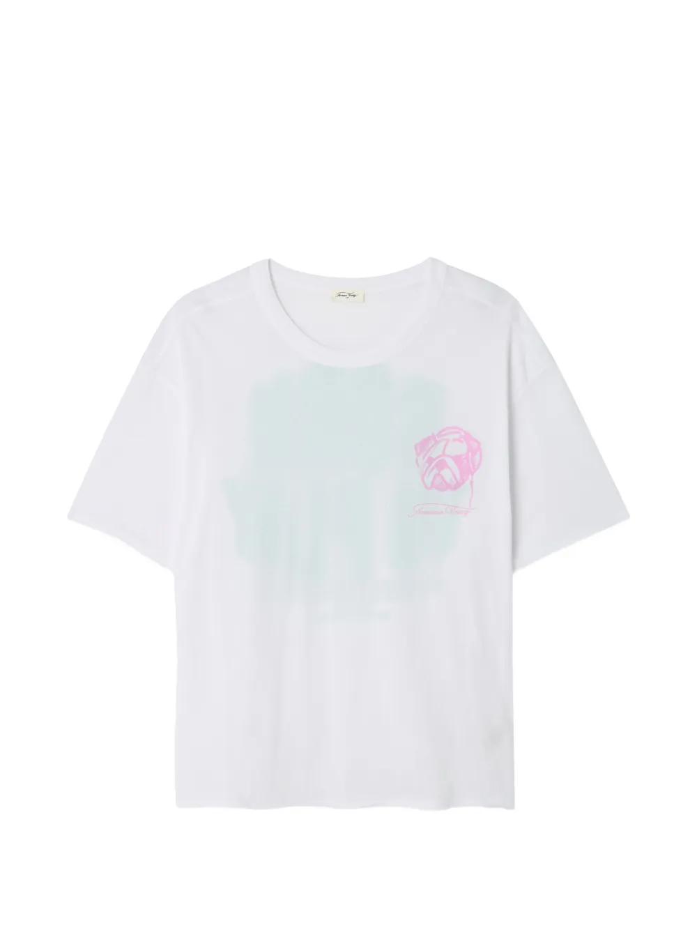 American Vintage graphic-print short-sleeve T-shirt - Weiß