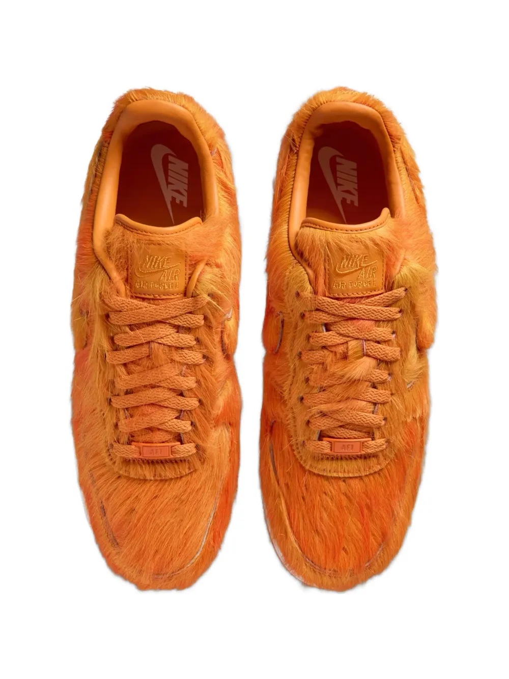 Nike Air Force 1 pony-hair sneakers Oranje