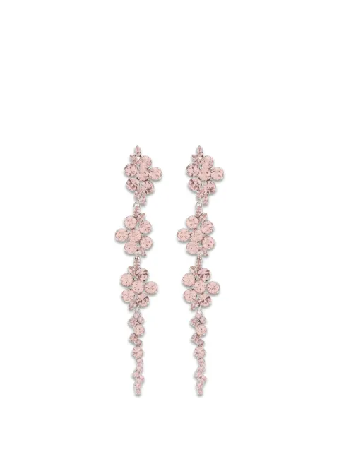 Simone Rocha floral-drip earrings