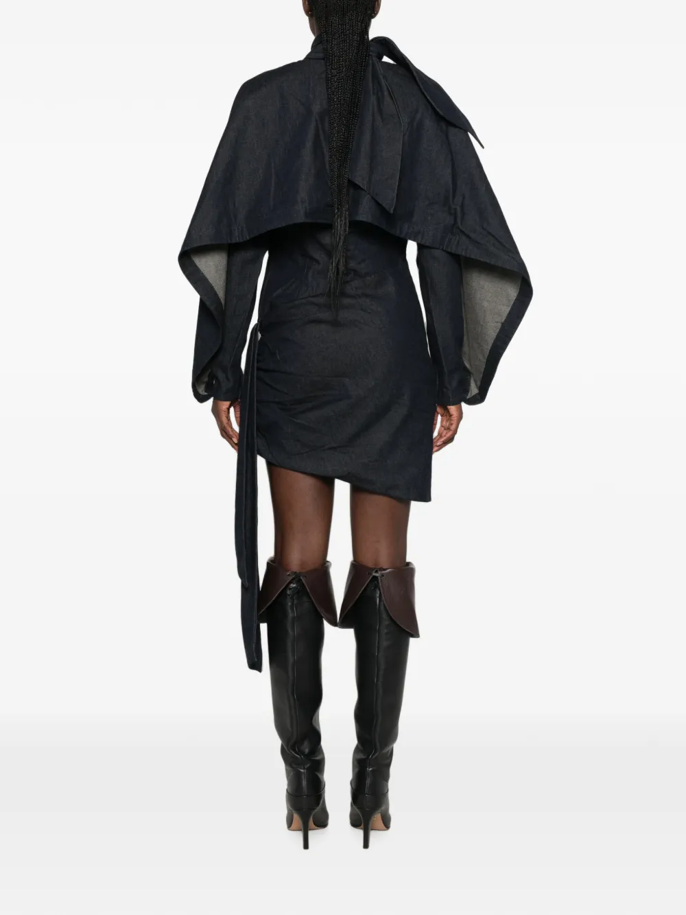 ZIMMERMANN Valiant gedrapeerde mini-jurk Blauw