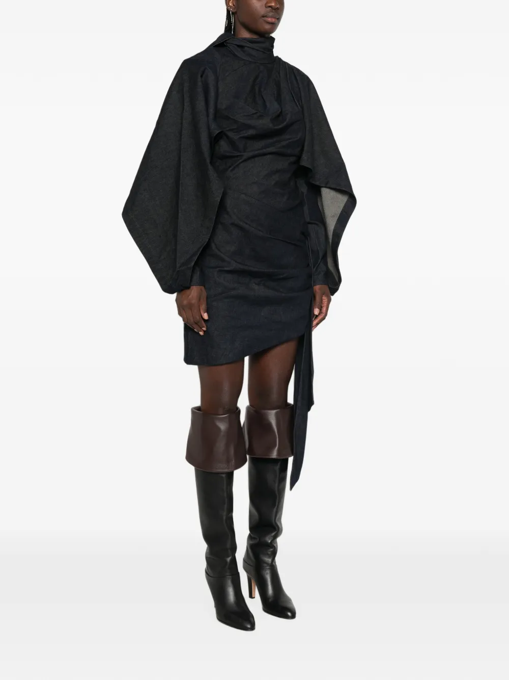 ZIMMERMANN Valiant gedrapeerde mini-jurk Blauw