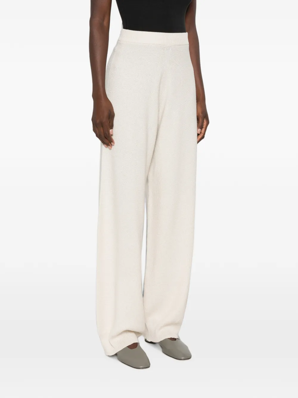 Fabiana Filippi Broek met wijde pijpen Beige