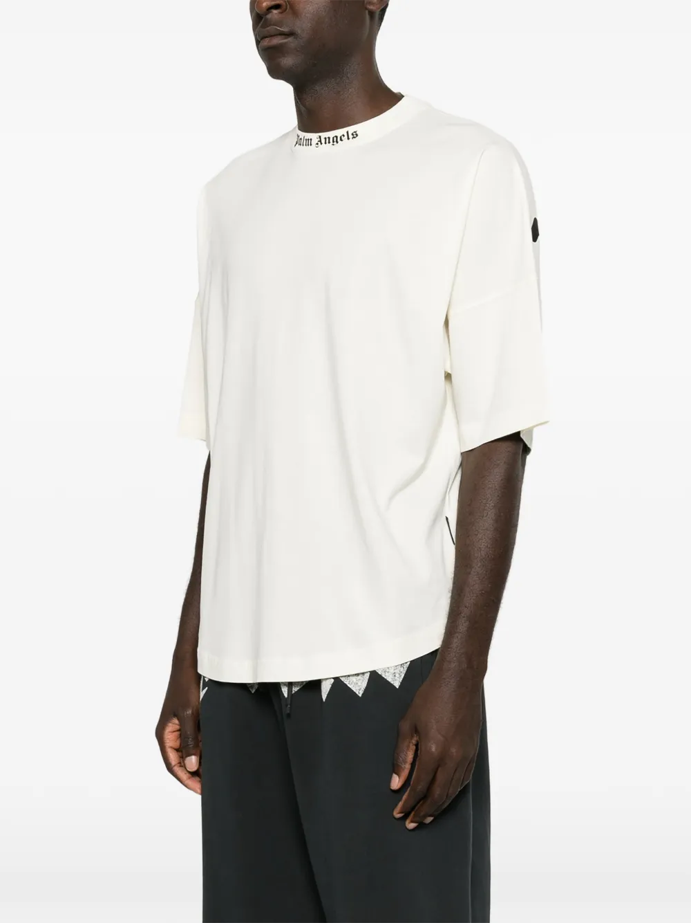 Palm Angels logo-print T-shirt Wit