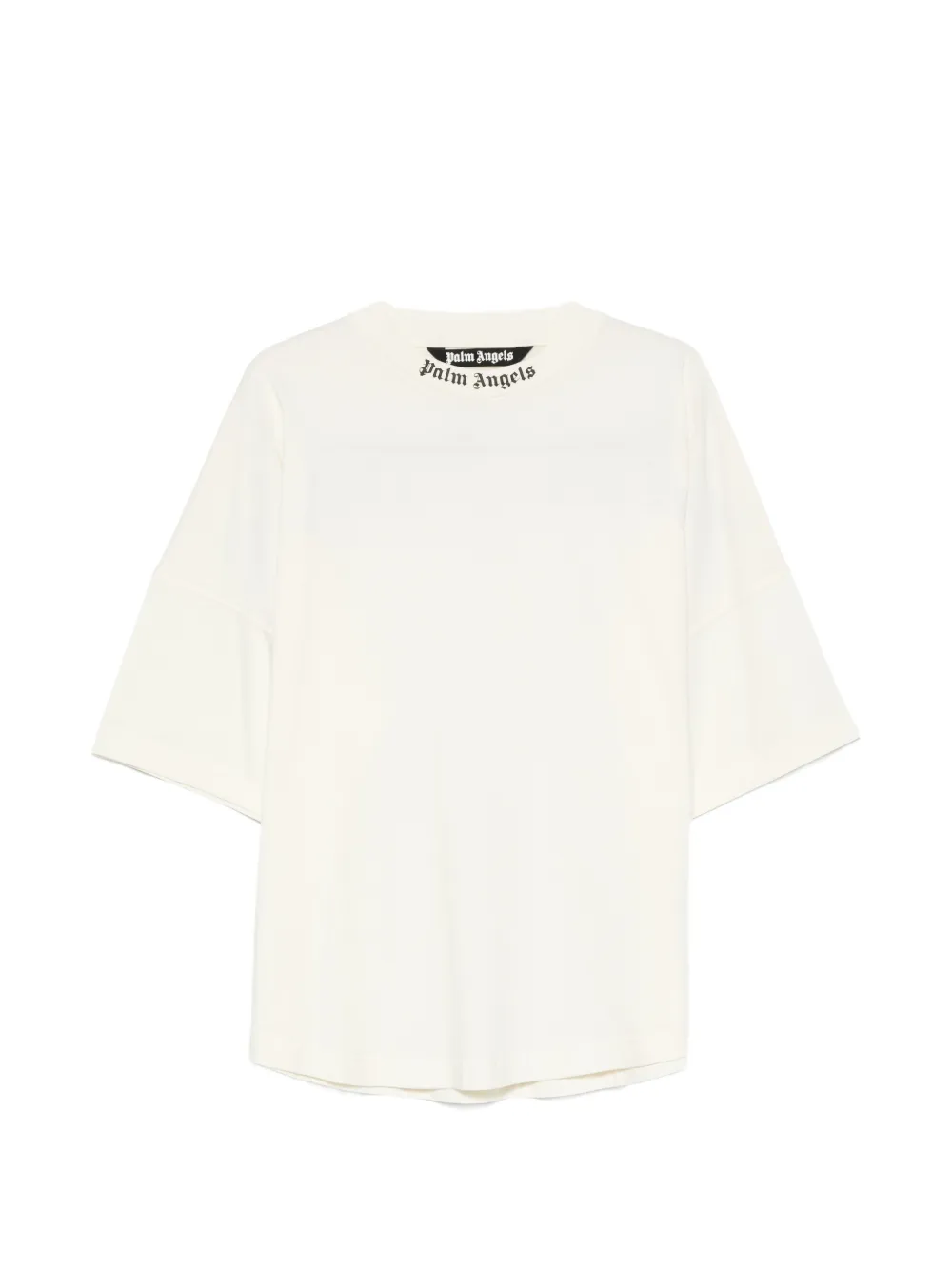 Palm Angels logo-print T-shirt Wit