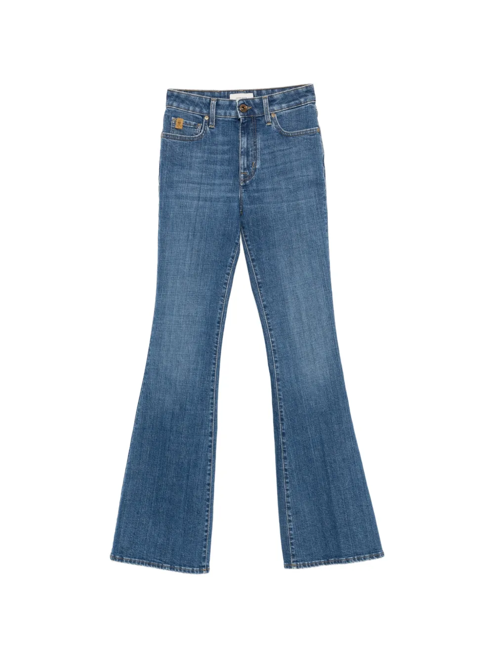 Jacob Cohën faded flared jeans - Blau