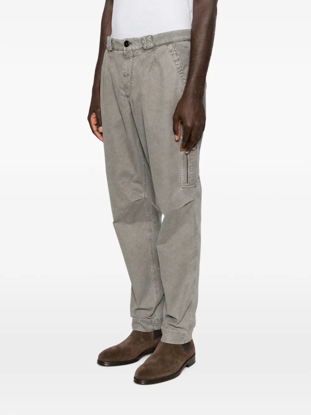 Brunello Cucinelli Cargo broek met ritszak Grijs