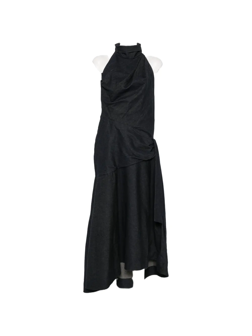 ZIMMERMANN halterneck draped dress - Blu
