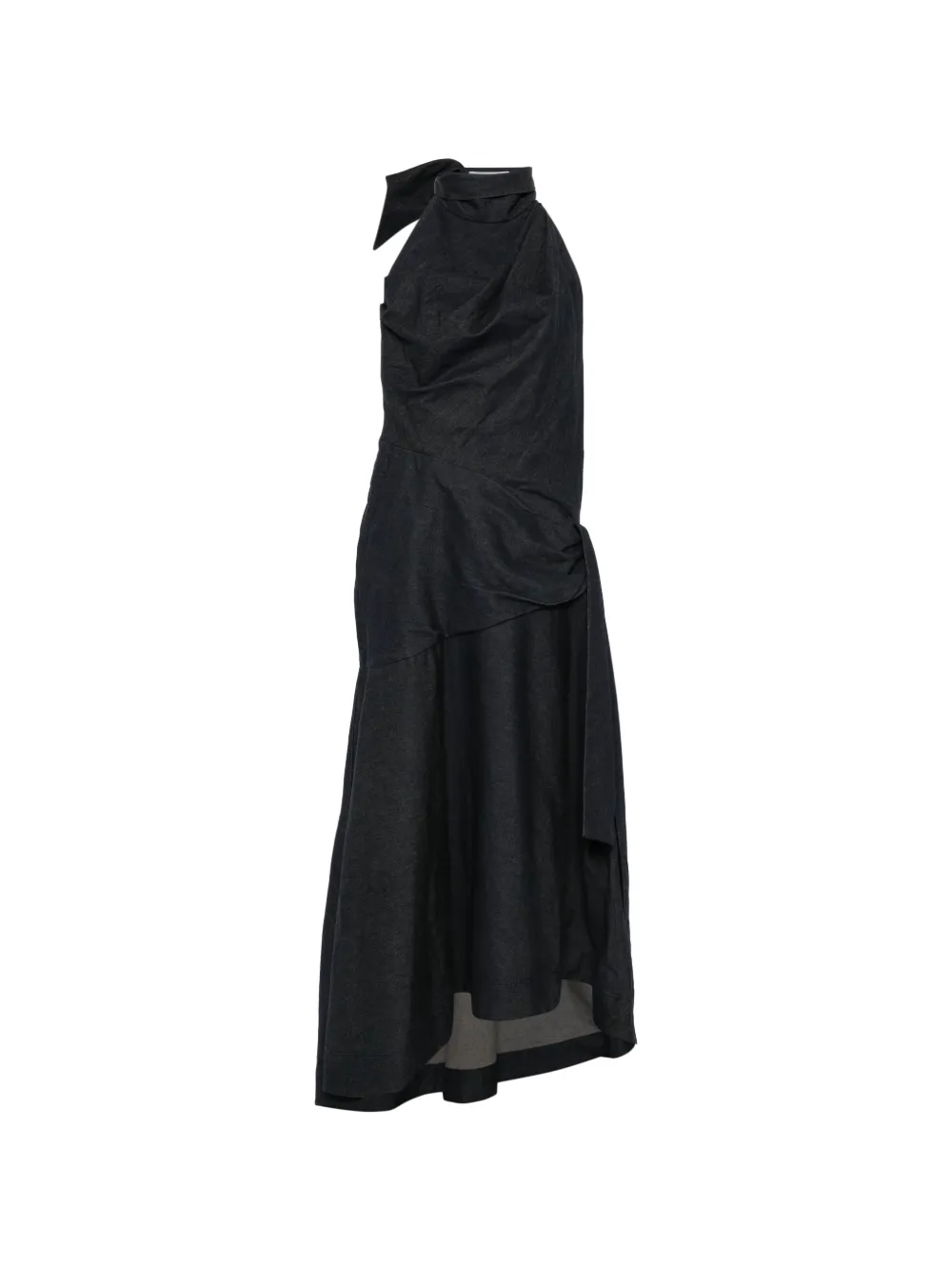 ZIMMERMANN halterneck draped dress - Blu