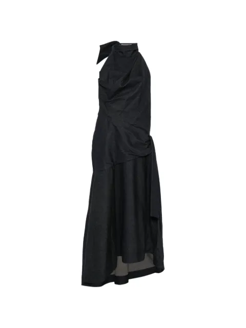 ZIMMERMANN halterneck draped dress