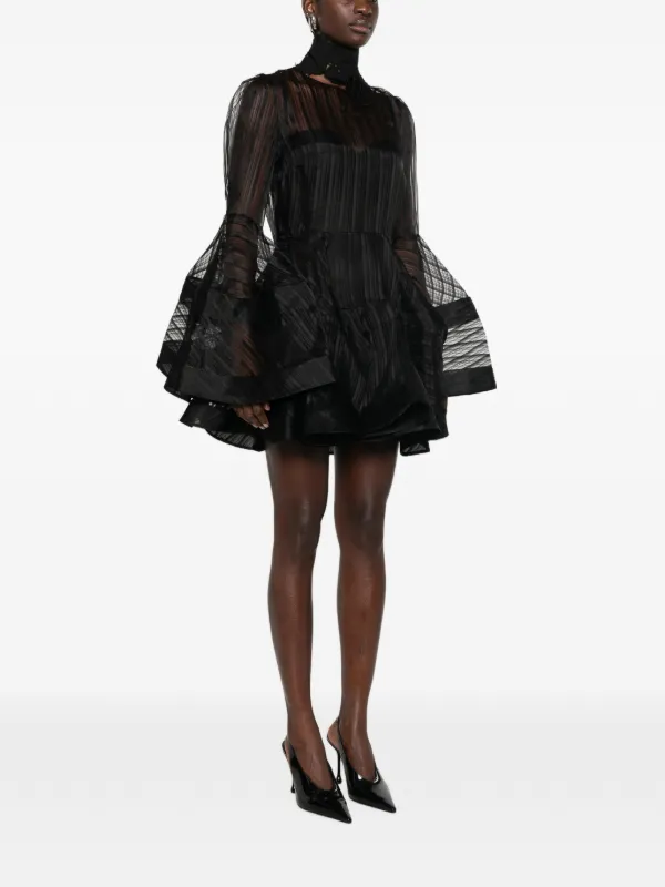 ZIMMERMANN long-sleeves Mini Dress | Black