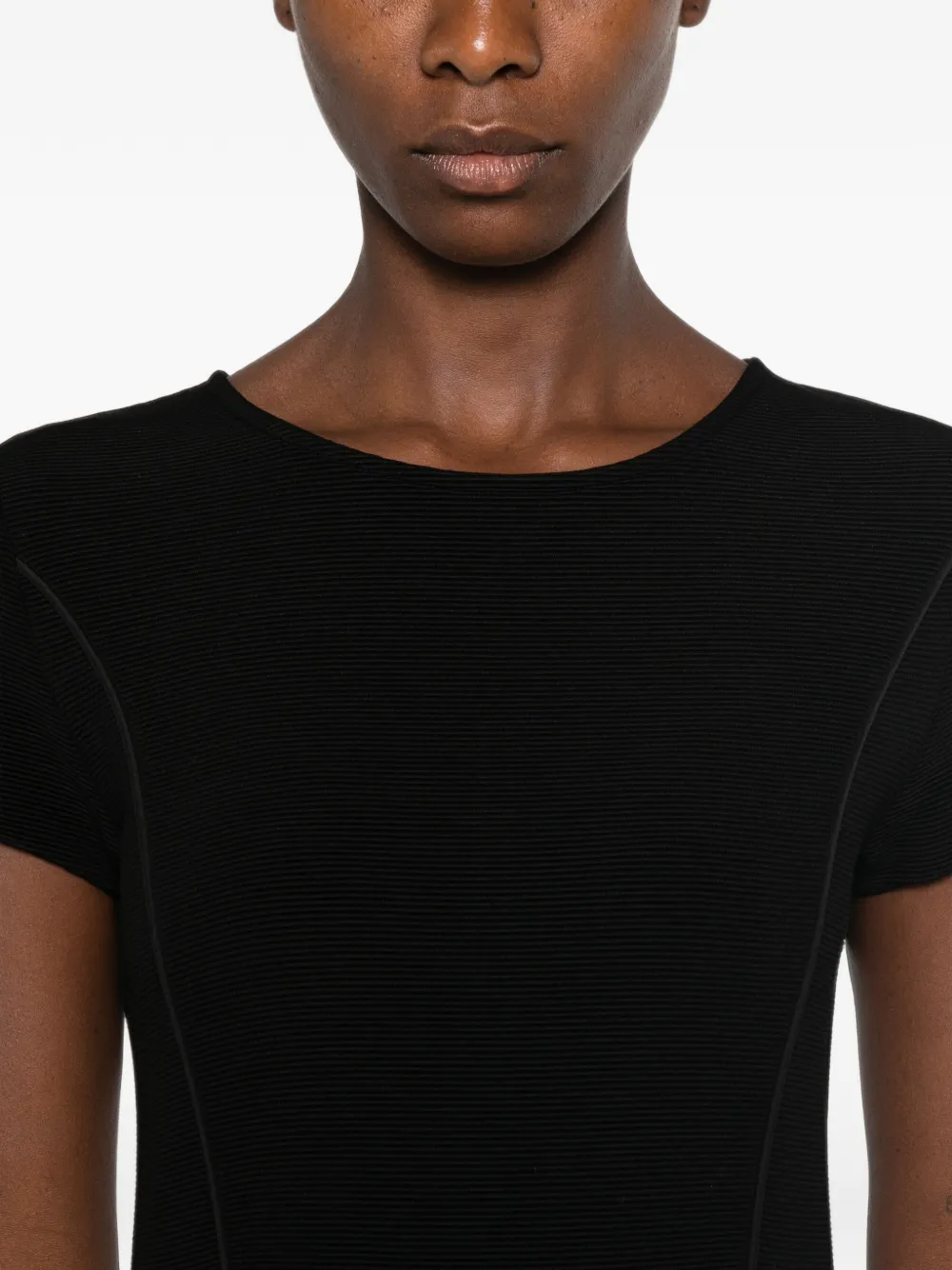Emporio Armani Jurk met korte mouwen Zwart