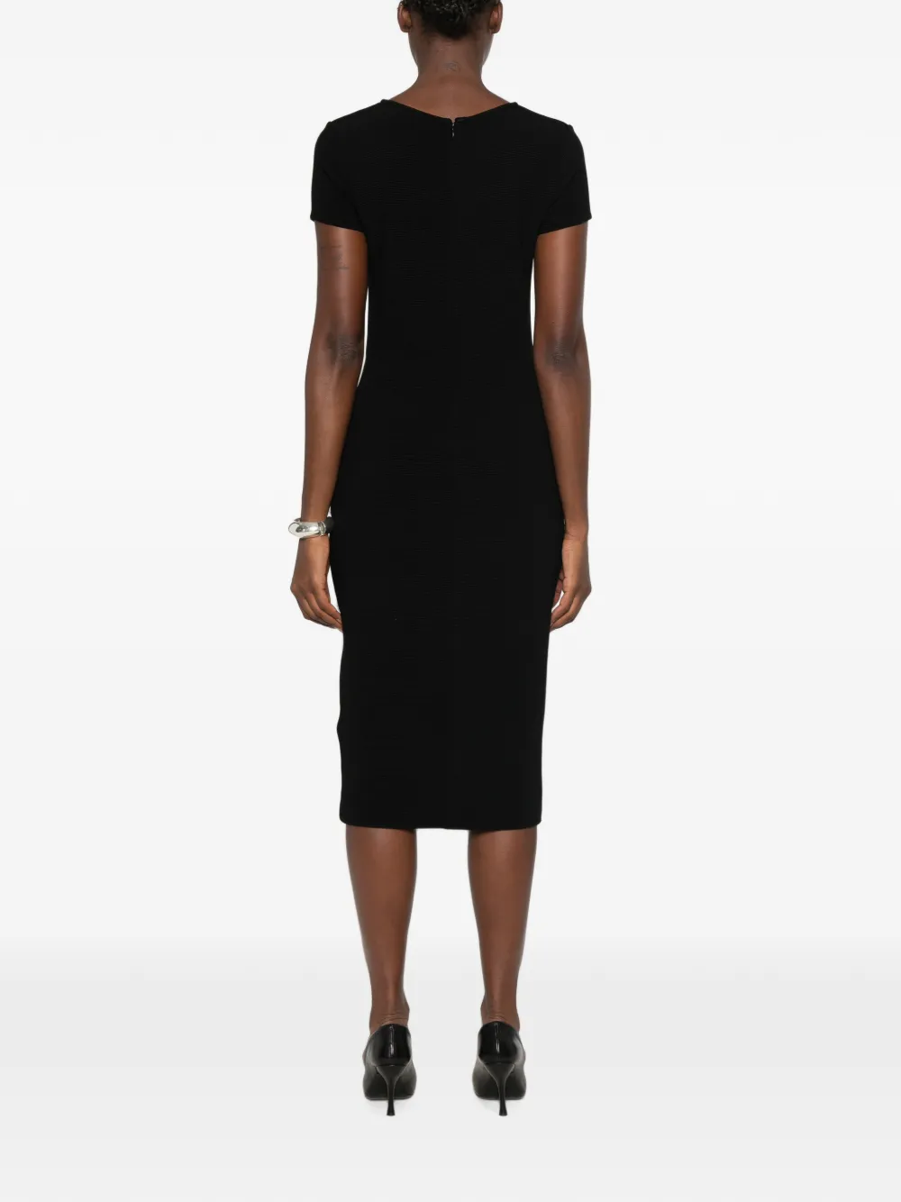 Emporio Armani Jurk met korte mouwen Zwart