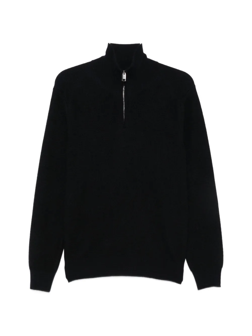 Brioni half-zip knitted sweater - Nero