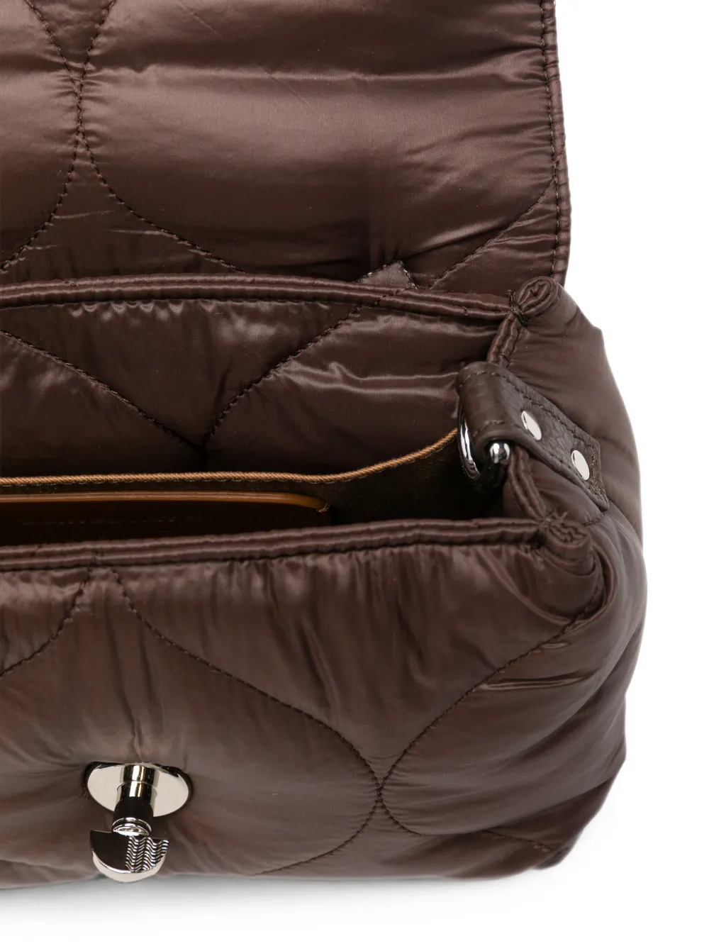 Zanellato Postina gewatteerde clutch Bruin