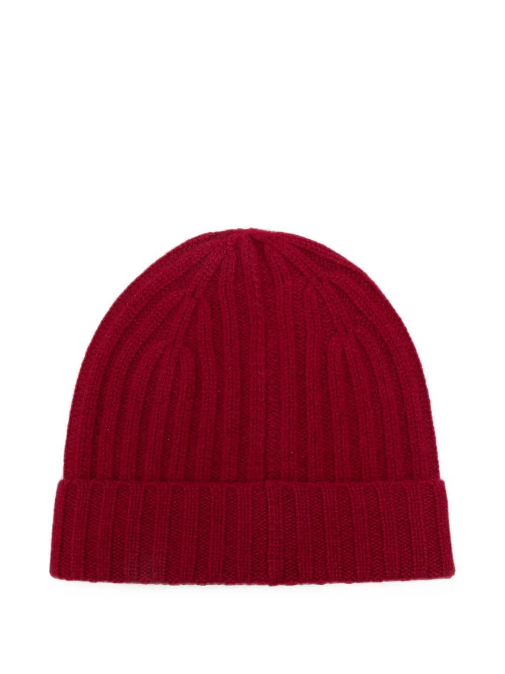 BeYou Ribgebreide muts Rood
