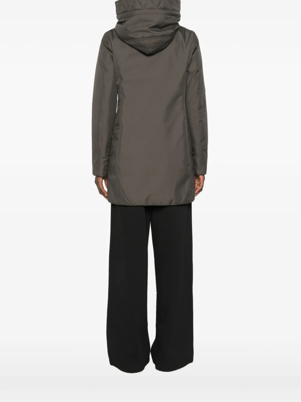 Fay lobster-clasp hooded coat Grijs