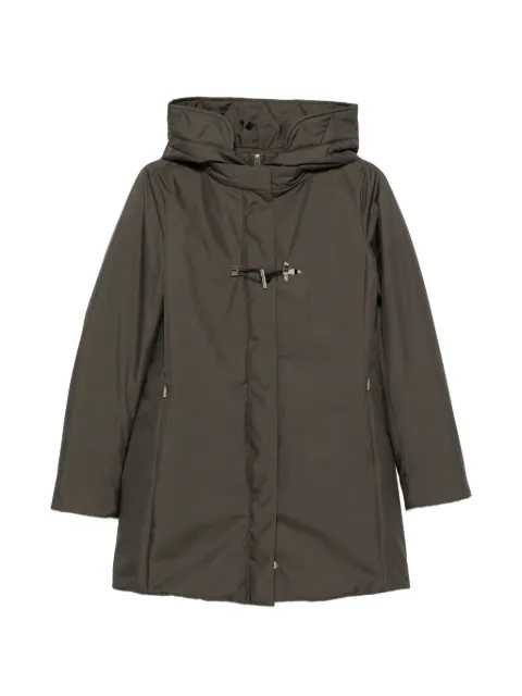 Fay lobster-clasp hooded coat