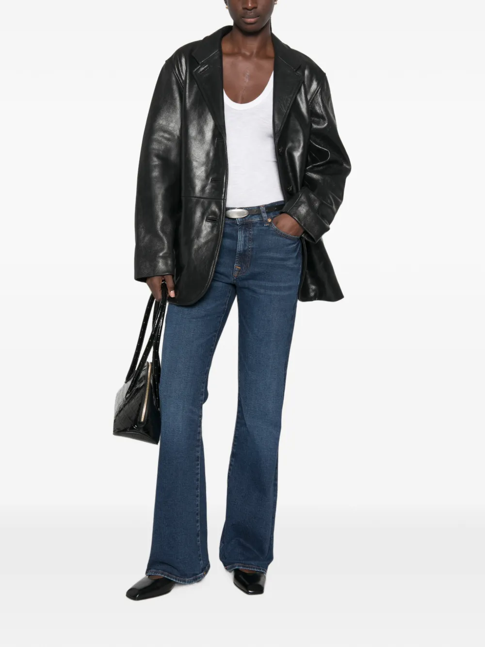 7 For All Mankind Bootcut Jeans In 블루