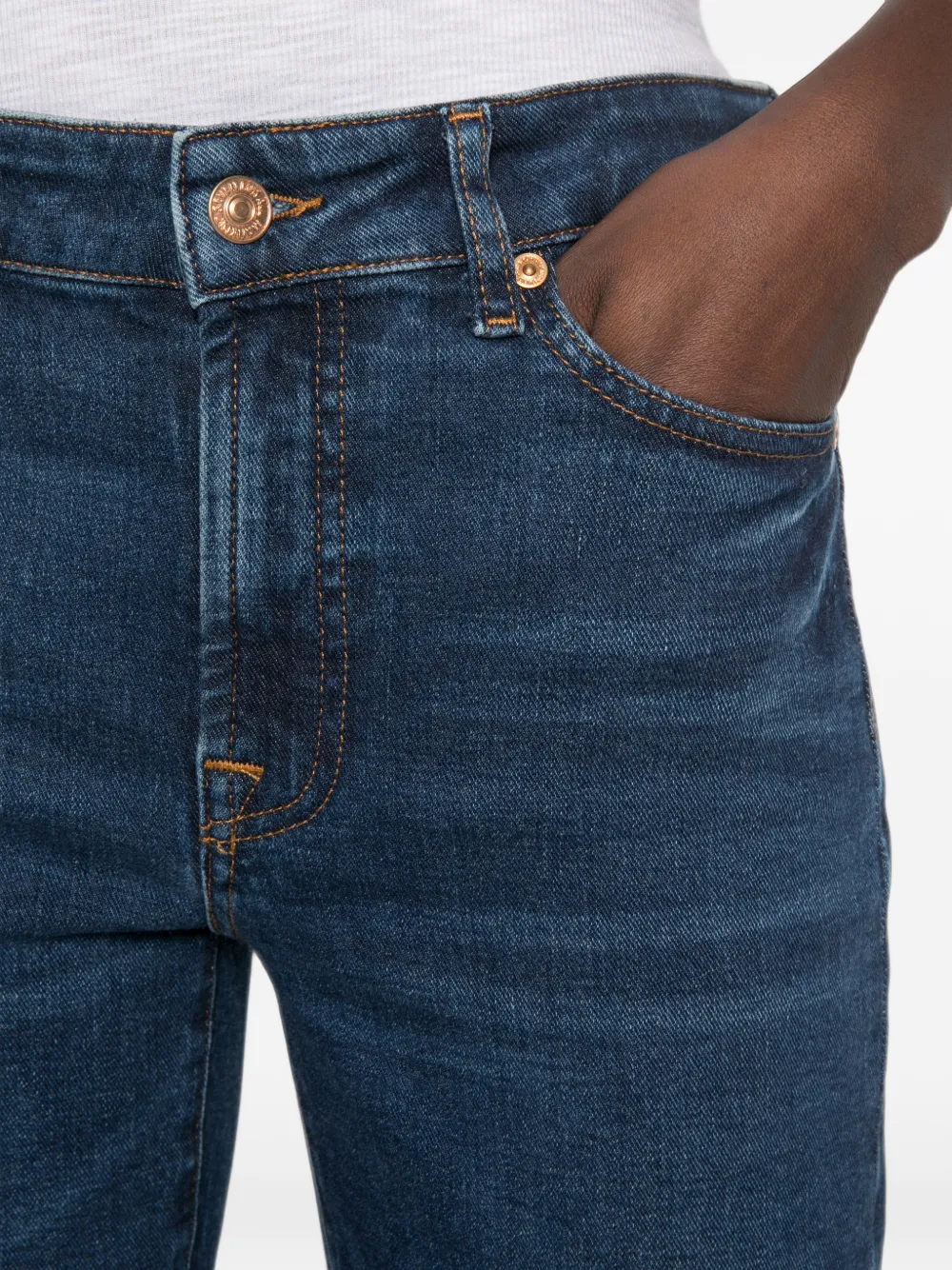 7 For All Mankind Bootcut Jeans In 블루