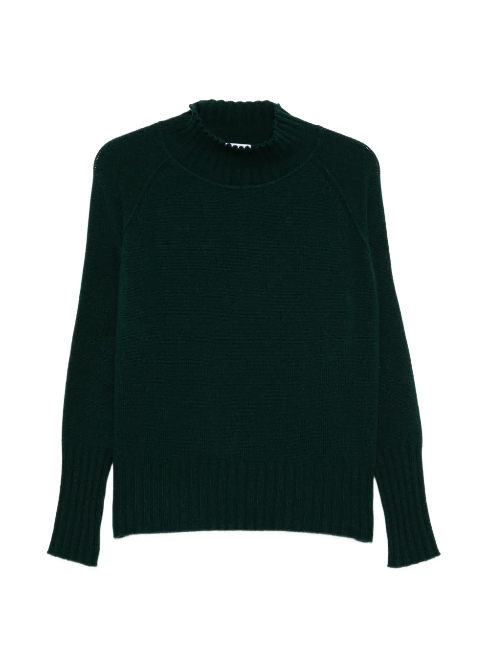 BeYou ribbed-trim raglan-sleeve sweater