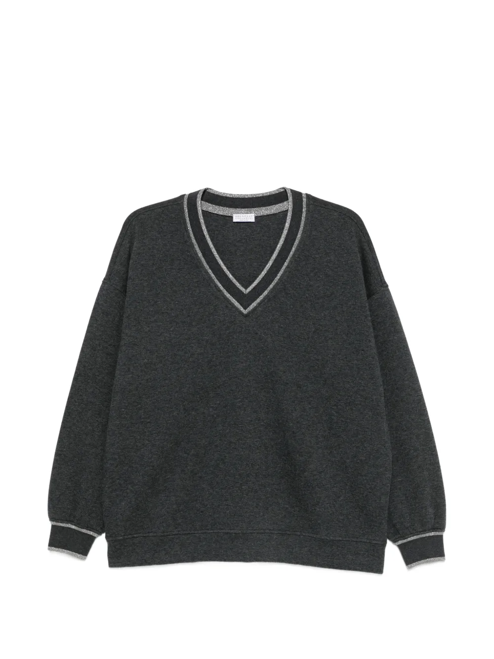 Brunello Cucinelli V-neck sweatshirt - Grigio