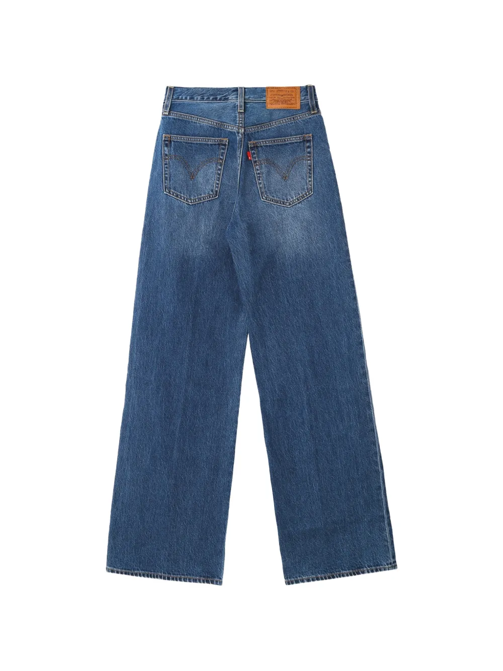 Levi's Ribcage wide-leg jeans Blauw