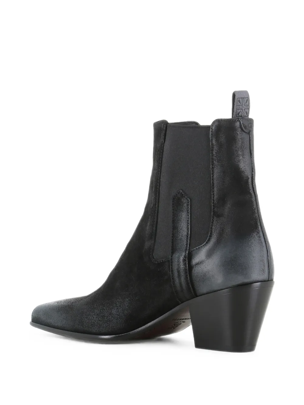 Pantanetti square-toe Chelsea boots Zwart