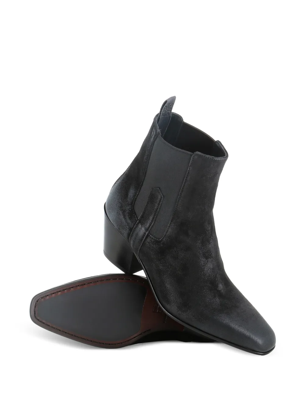 Pantanetti square-toe Chelsea boots Zwart