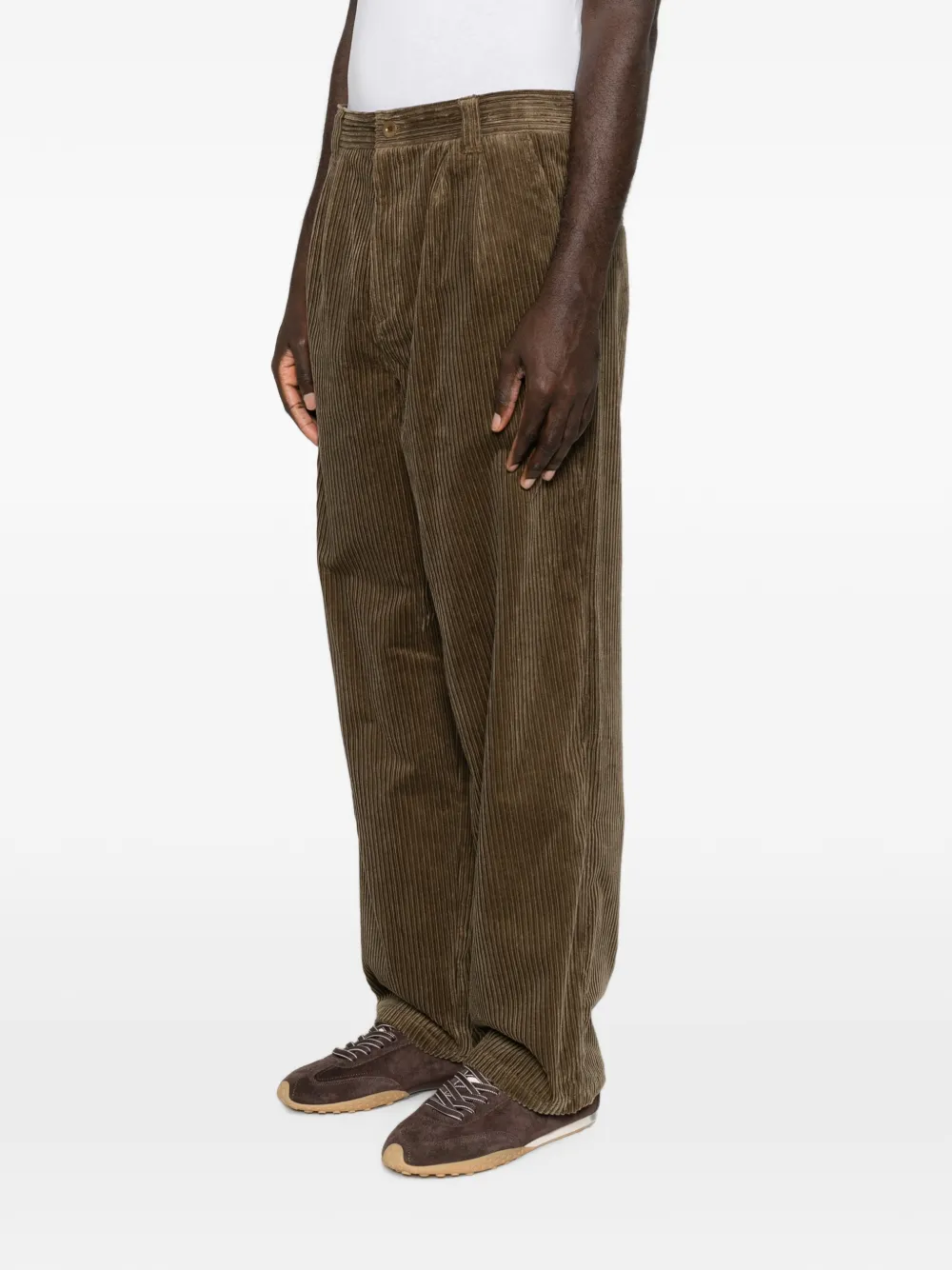 A.P.C. Ribfluwelen broek Bruin