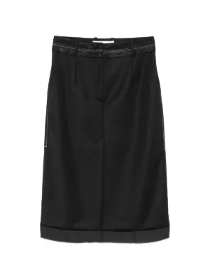 Junya Watanabe プリーツ スカート | ブラック | FARFETCH JP