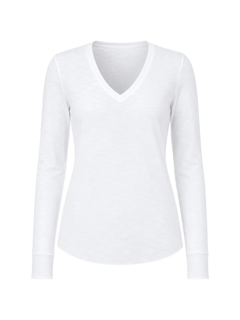 Juvia Jasmin Langarmshirt - Weiß