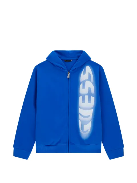 GUESS USA hoodie zippé à logo imprimé