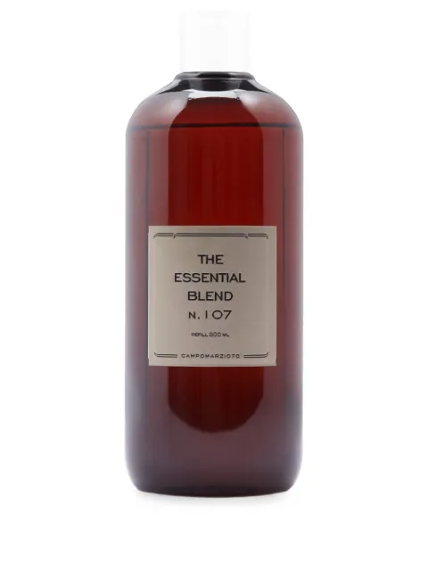 THE ESSENTIAL BLEND logo-plaque tinted-glass diffuser refill (500ml)