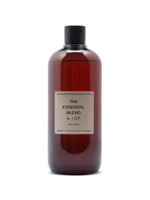 THE ESSENTIAL BLEND logo-plaque tinted-glass diffuser refill (500ml)