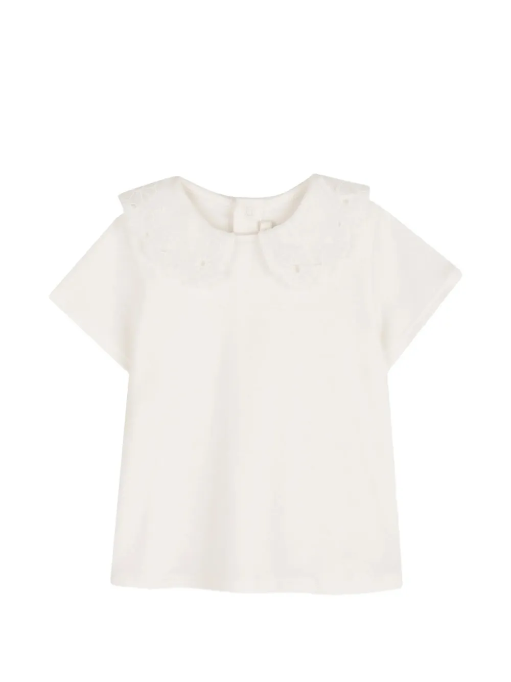 Chloé Kids broderie-anglaise blouse - Weiß