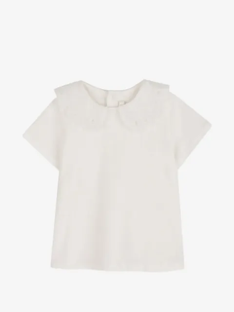 Chloé Kids broderie-anglaise blouse