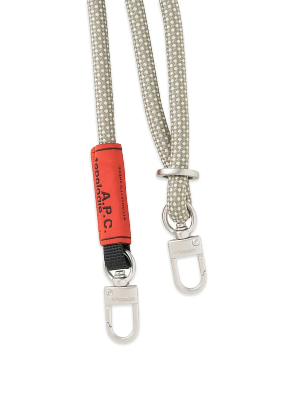 A.p.c. Logo-patch Rope Strap In White