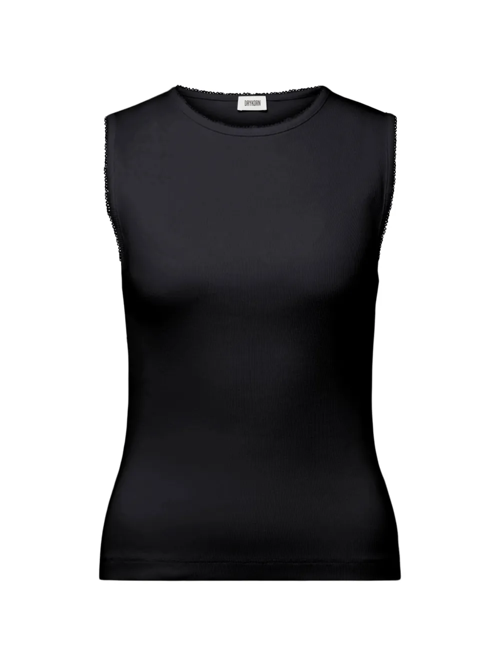 Drykorn Farida ribbed-knit top - Nero