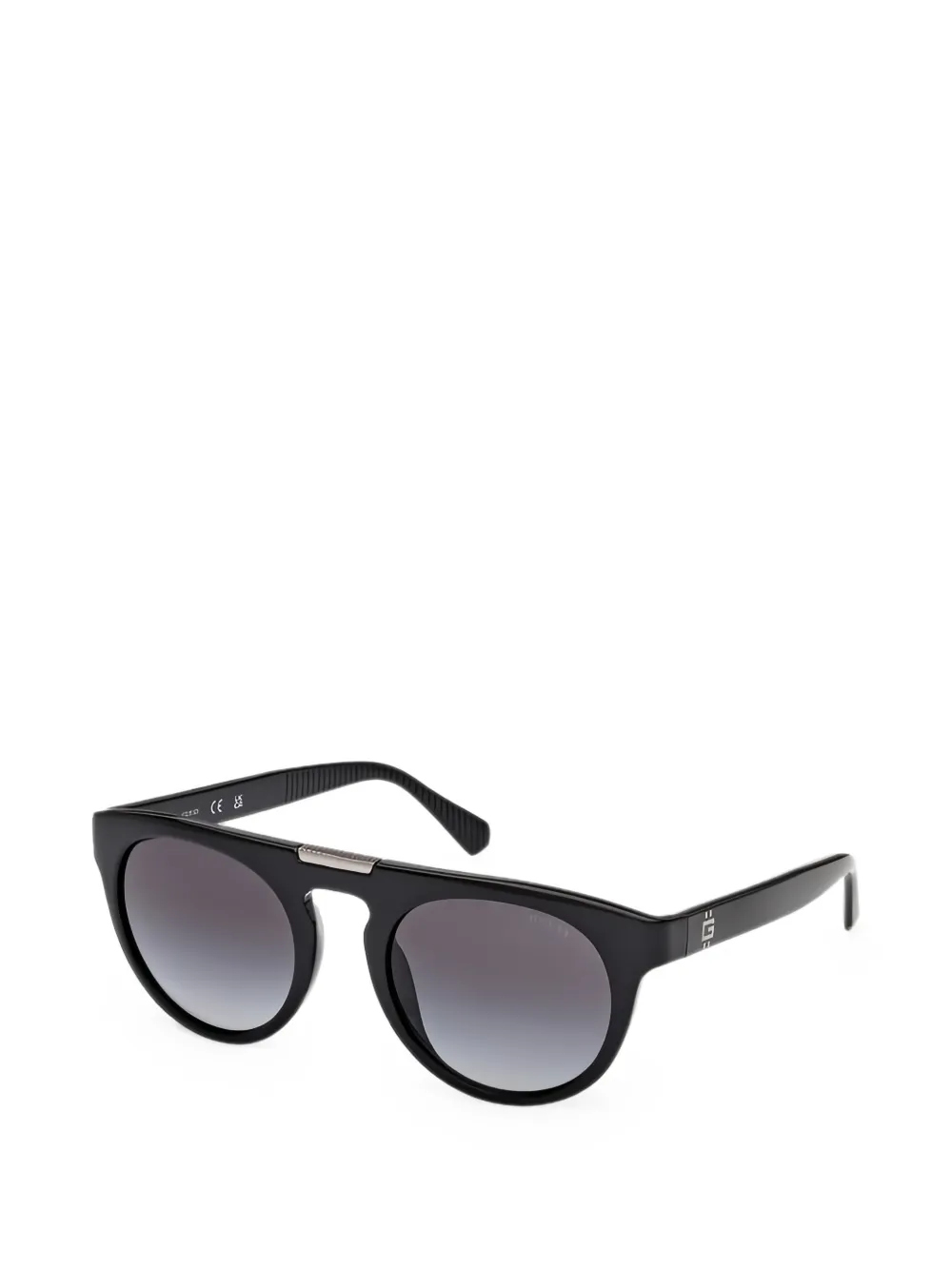 GUESS EYEWEAR Zonnebril met rond montuur Zwart