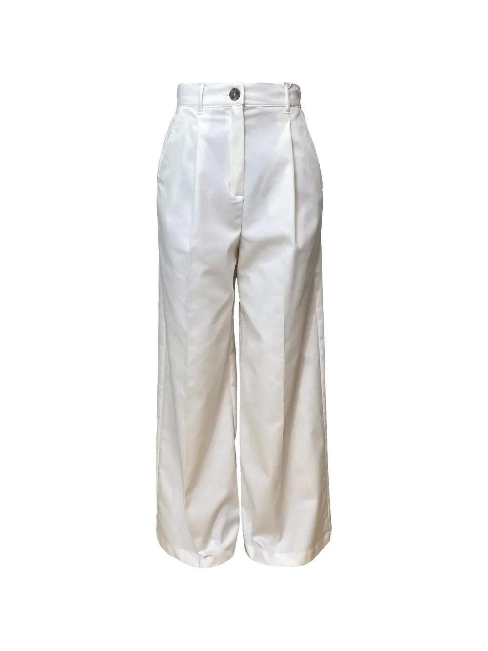 EMME pleated wide-leg trousers