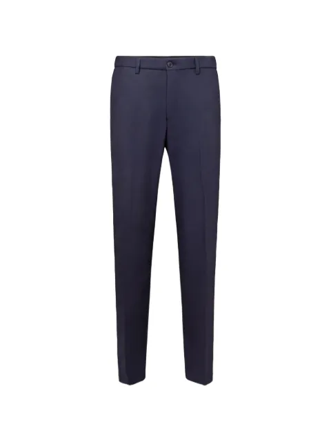 Drykorn pressed-crease straight-leg trousers
