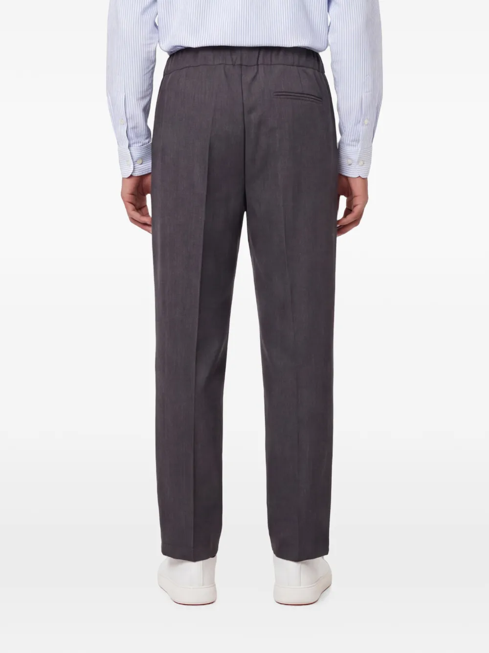 Costumein Plooibroek met elastische taille Grijs