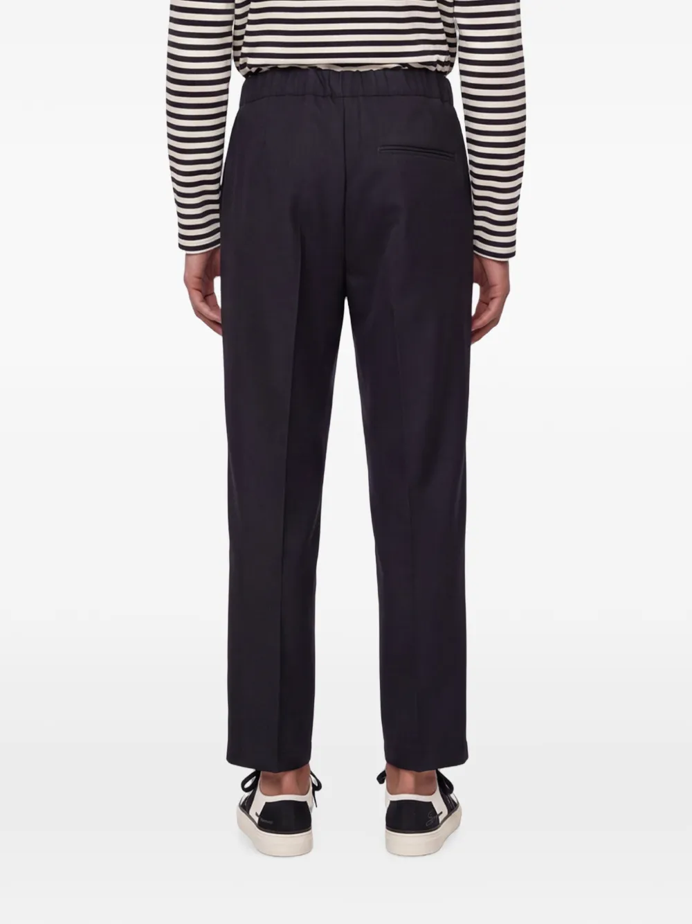 Costumein Plooibroek met elastische taille Blauw