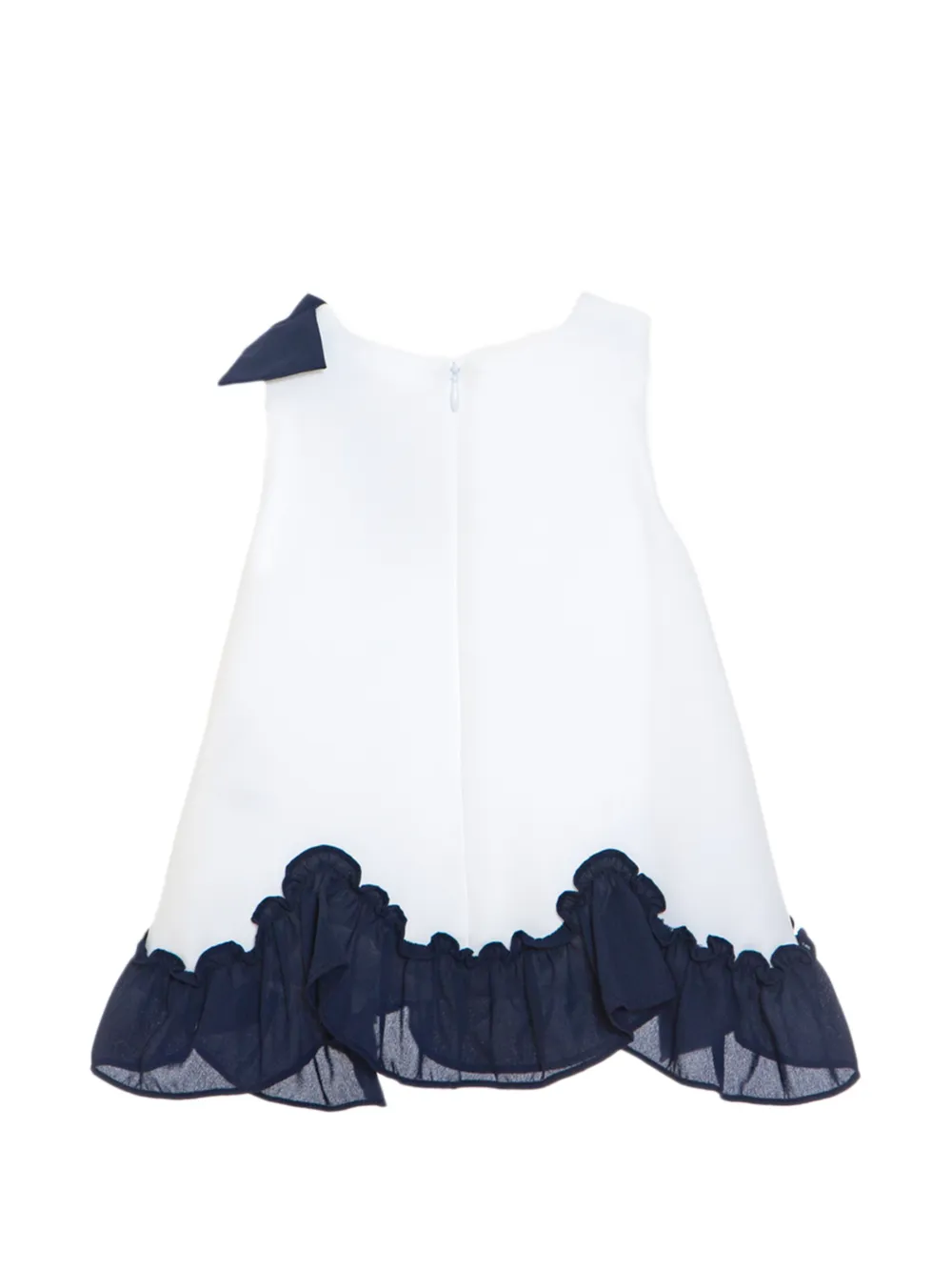 Patachou Jurk met ruches en strikdetail Wit
