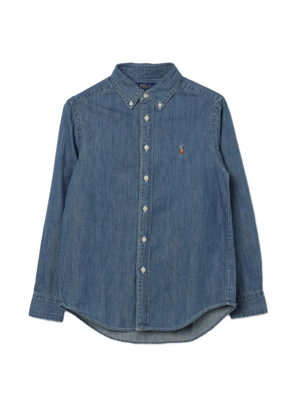 POLO RALPH LAUREN KIDS Camicia con logo - Blu