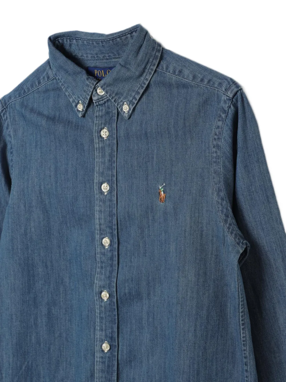POLO RALPH LAUREN KIDS Shirt met geborduurd logo Blauw