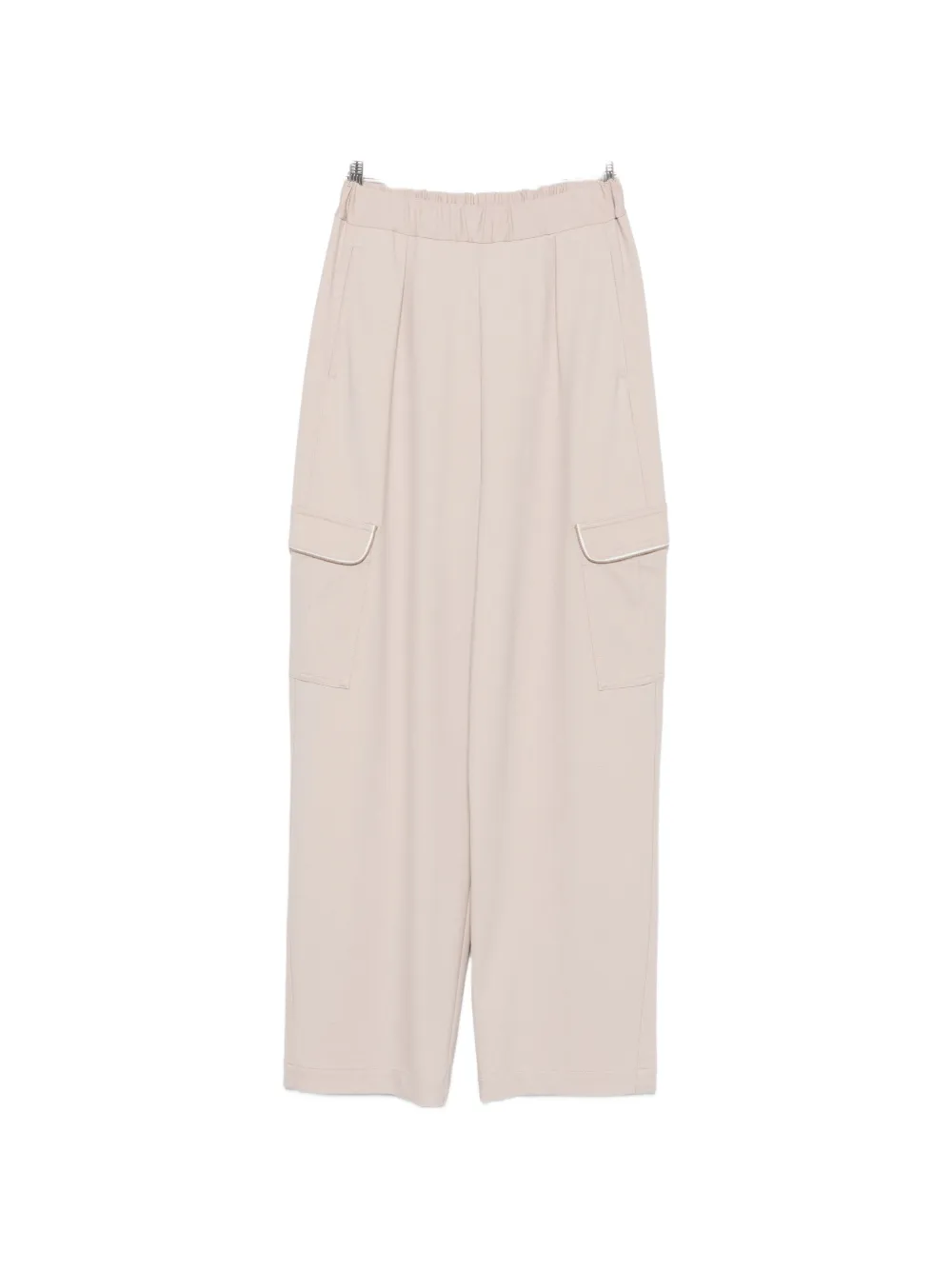 Fabiana Filippi Pleated-detail Cargo Pants In Neutrals