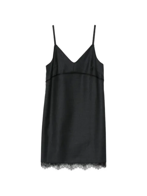 Tela lace-trim slip mini dress